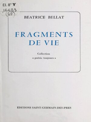 cover image of Fragments de vie